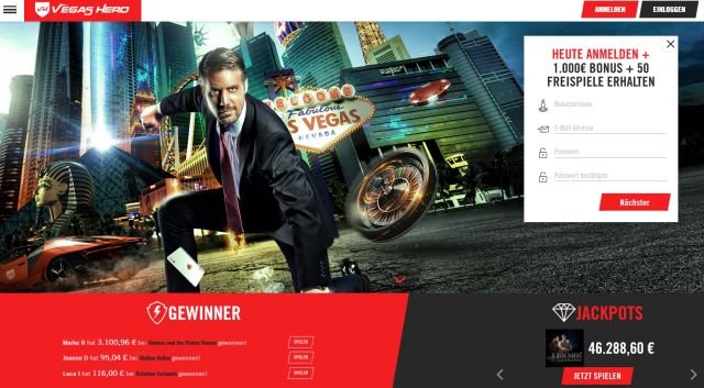 Explore vegashero casino login